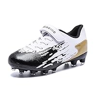 ziitop Kids Soccer Shoes for Boys Girls Youth Football Cleats Outdoor & Indoor Baseball Shoes, Lightweight Breathable Conical Studs, Running & Training for Students (Little Kids/Big Kids)