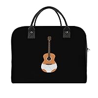 Guitar Travel Tote Bag Large Capacity Laptop Bags Beach Handbag Lightweight Crossbody Shoulder Bags for Office