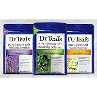 Dr Teals Variety Pack 3 Lb Epsom Salt