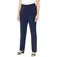 Catherines Women's Plus Size Right Fit Pant (Moderately Curvy)