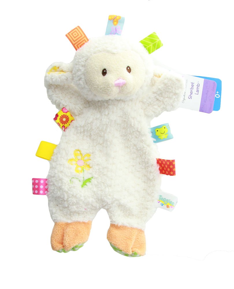 Taggies Sherbet Lamb Lovey Toy , 12 Inch (Pack of 1)