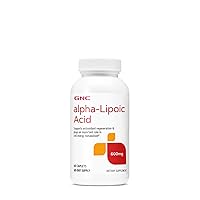 GNC Alpha-Lipoic Acid 600mg, 60 Caplets, Supports Antioxidant Regeneration and Cell Energy Metabolism