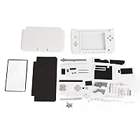 Replecement Case for Nintendo 3DS LL, Full Housing Case Cover Shell Repair Parts Complete Replacement Kit for Nintendo 3DS XL White