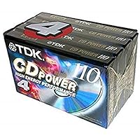 TDK Cding-ii 110 4 Pack Cassette Tapes High Bias