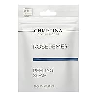 Christina Rose de Mer Facial Peeling Soap | Gentle Exfoliation, Body Stretch Marks Removal, Skin Smoothing | Clearing Black Spots For All Skin Types 30ml