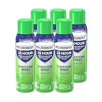 24 Hour Sanitizing Spray, Fresh Scent, 6 cans/case, 15 fl oz Each