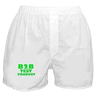 CafePress B2B Test Image Boxer Shorts Novelty Boxer Shorts, Funny Underwear Boxers White