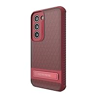 ZAGG Gear4 Everest Samsung Galaxy S23 Kickstand Phone Case (Textured), D30 Bio Drop Protection up to 20ft / 6m, Works with Wireless Charging Systems, Reinforced Backplate with Edge-to-Edge Protection