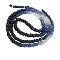 Sapphire Beads, Shaded Sapphire Beads, Gemstone Beads, Natural Gemstone Beads, Beading Supplies, Jewelry Making, Wholesale Beads, 16
