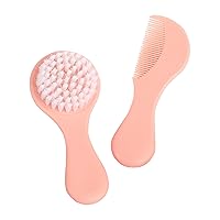 Practical Hair Grooming Set Soft Bristle Baby Hair Brush Comb For New Parents Essential Tools For Caring For Baby Hair Suitable For Daycare And Nursery Use