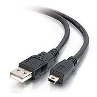 C2G Legrand Mini USB 2.0 Cable, USB A to B Cable, Black Data Transfer Cable, 1 Meter (3.28 Feet) C2G USB Cable, 1 Count, C2G 27329