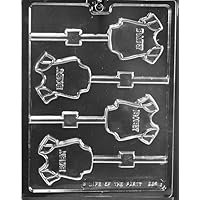Onesie Lolly POP Mold (LSL) Chocolate Candy Mold soap Making It's a Girl boy Twins