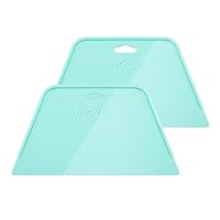 TECKWRAP Wallpaper Smoothing Tool Kit - 2 Big Mint Squeegee Perfect for Smooth Peel and Stick, Vinyl Crafts, Wall Paper, and Window Films (Mint Blue)