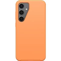 OtterBox Samsung Galaxy S24+ Symmetry Series Case - SUNSTONE (Orange), ultra-sleek, wireless charging compatible, raised edges protect camera & screen