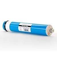 Hydron TW-1812-100 DI or RO Reverse Osmosis Membrane Replacement 100 GPD, Fits Any Standard RO Unit