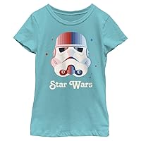 STAR WARS Striped Trooper Girls Short Sleeve Tee Shirt