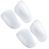 Tuli's Classic Gel Heel Cups, Cushion Insert for Shock Absorption and Plantar Fasciitis and Heel Pain Relief, Made in The USA, Regular, 2 Pairs