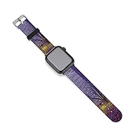Snow Magic Forest Silicone Strap Sports Watch Bands Soft Watch Replacement Strap for Women Men