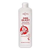 Kutol Pro 7739 Red Blast Heavy Duty Hand Cleaner, 22 oz Squeeze Bottle, Red with Pumice and Cherry Scent (Case of 6)