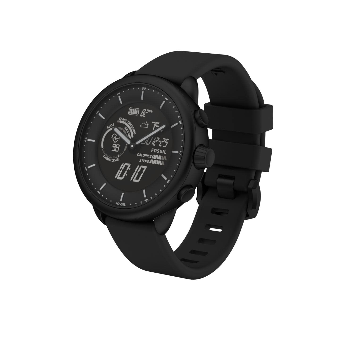 Fossil Gen 6 Wellness Edition Hybrid Smart Watch with Alexa Built-In, Fitness Tracker, Sleep Tracker, Heart Rate Monitor, Music Control, Smartphone Notifications