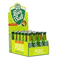 Twang Flavored Beer Salt, Pickle, 1 Ounce Mini Bottles (24 Count Display Pack)