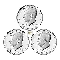 2024 S 2024 S,P,D Kennedy half Dollars S Proof and P,D Uncirculated 3 Coin Set Half Dollar US Mint Proof