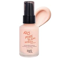 TOUCH IN SOL No Poreblem Hybrid Primer - Extra Pore Covering - 24/7 Matt Finish Sebum and Shine Control - with Vitamin C & E and Green Tea Extracts For Smooths Skin, 1.01 fl.oz.