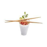 Restaurantware 9.5 Inch Wooden Chopsticks 1000 Carbonized Chinese Chopsticks - With Both Pointed Ends Sustainable Cedar Noodle Chopsticks Disposable For Home Or Take Outs