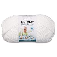 Bernat Baby Blanket Big Ball Yarn (04005) White