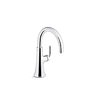 KOHLER 23767-CP Tone Single Handle Kitchen, Prep, Wet, Faucet for Bar Sink, Polished Chrome