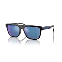 BURBERRY Sunglasses BE 4402 U 300155 Black Light Green Mirror Blue