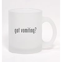 got vomiting? - Frosted Glass Coffee Mug 10oz