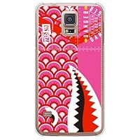 YESNO Shark Carp Streamer, Pink (Clear) / for Galaxy S5 SCL23/au ASCL23-PCCL-201-N233