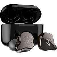 Tuanzi Sabbat E12 3D Clear Sound True Wireless Earphone Sport HiFi Stereo Earbuds Blutooth 5.0 TWS Stereo Earphones A week's Endurance with Built-in Mic Charging Case (Rock Coffee)