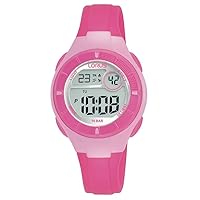 Lorus Women's Digital Watch with Day/Date, PU Strap R2345PX9