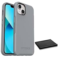 OtterBox Symmetry Series Case for iPhone 13 (Only) - with Cleaning Cloth - Non Retail Packaging - Resilience Grey