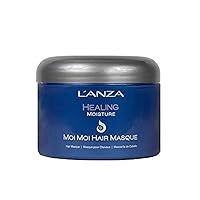 L'ANZA Healing Moisture Moi Moi Hair Masque, Moisturizes and Refreshes Dry and Coarse Hair, Rich With Bamboo Codifying Complex, Sulfate-free, Paraben-free, Gluten-free Formula (6.8 Fl Oz)