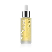 Rodial Vit C Booster Drops 1fl.oz, Brighten and Renew, Rejuvenating Lightweight Vitamin C Face Serum, High Performance Formula with Vitamin B5 and Babassu Oil, Radiance and Luminosity Boost