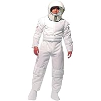 White One Piece NASA Astronaut Jumpsuit Costume