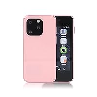 Yoidesu SOYES Mini Smartphone with 2.5in Screen, Quad Core, 1GB 8GB, Dual SIM, Dual Camera,1580mAh Battery, 3G Unlocked Mobile Phone for Android (Pink)