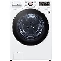 4.5 Cubic Feet Ultra Large Capacity Smart Wi-Fi Enabled Front Load Washer with TurboWash 360-Degree Technology and Built-In Intelligence (White)