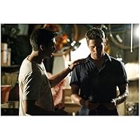 The 8 Inch x 10 Inch photo Steven R. McQueen Hand on Zach Roerig's Shoulder kn