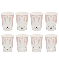 BESTOYARD Paper Tea Cups 32Pcs Easter Paper Cup Bunny Rabbit Party Paper Cups Cute Drinking Paper Cup for Water Juice Coffee or Tea for Both Hot and Cold Beverages Small Paper Cups