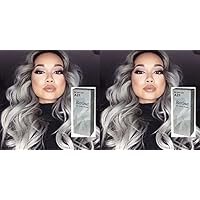 Berina A21 Hair Color Cream Dye Light Grey Pack of 2 Super Permanent Fashion Unisex containing an innovative component which protects and provides glamor color to hair as desired