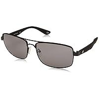 Skechers Men's Se6016 Aviator Sunglasses, Black, 59 mm