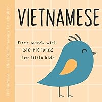 Vietnamese English dictionary for children, First words with big pictures for little kids: Baby book to learn Vietnamese language with basic bilingual ... for beginners Sách tiếng Việt cho trẻ em