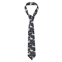 Pebble Print Men'S Novelty Necktie Funny & Formal Neckties For Weddings, Business Parties Gift