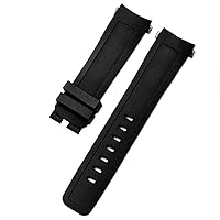 Quick Release Fluoro Rubber Watch Band For IWC Aquatimer Series IW356802 IW376705 376710 Soft Silicone Watch Strap 22mm Men