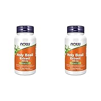 NOW Supplements, Holy Basil Extract 500 mg (Holy Basil is a Sacred Plant in Ayurveda), 90 Veg Capsules (Pack of 2)