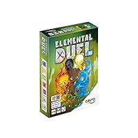 Elemental Duel - + 6 Years - Board Game for Kids and Adults - Play with the Elements of Nature - Card Game - for 2 Players